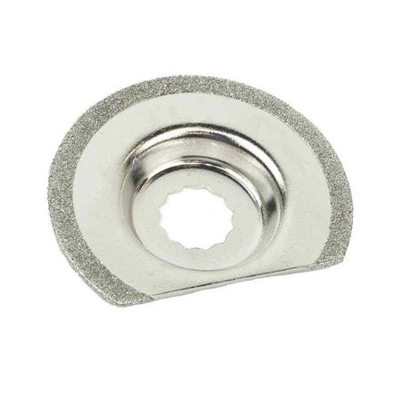 VERSA TOOL 63mm Semi Round Electroplated Diamond Grout Blade, 8mm Offset Mount SB1O-D